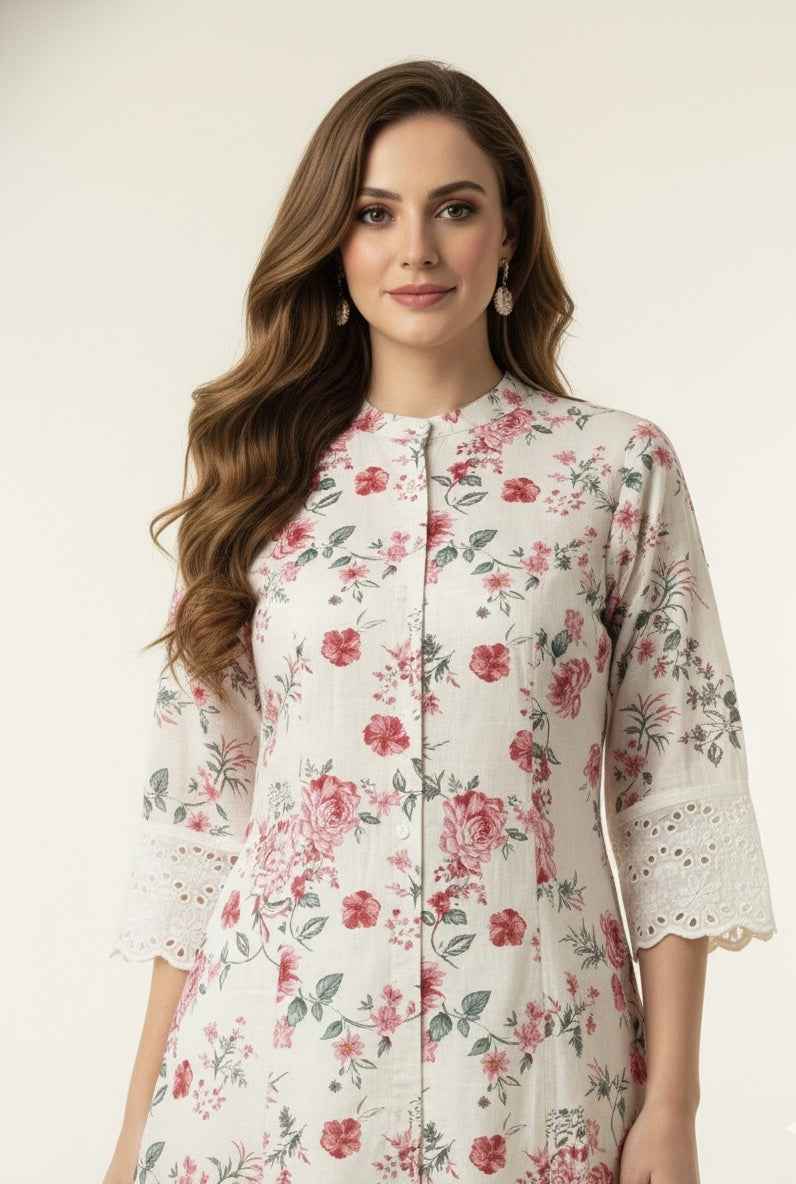 Pure Cotton Flex A Line Only Kurtas OK068