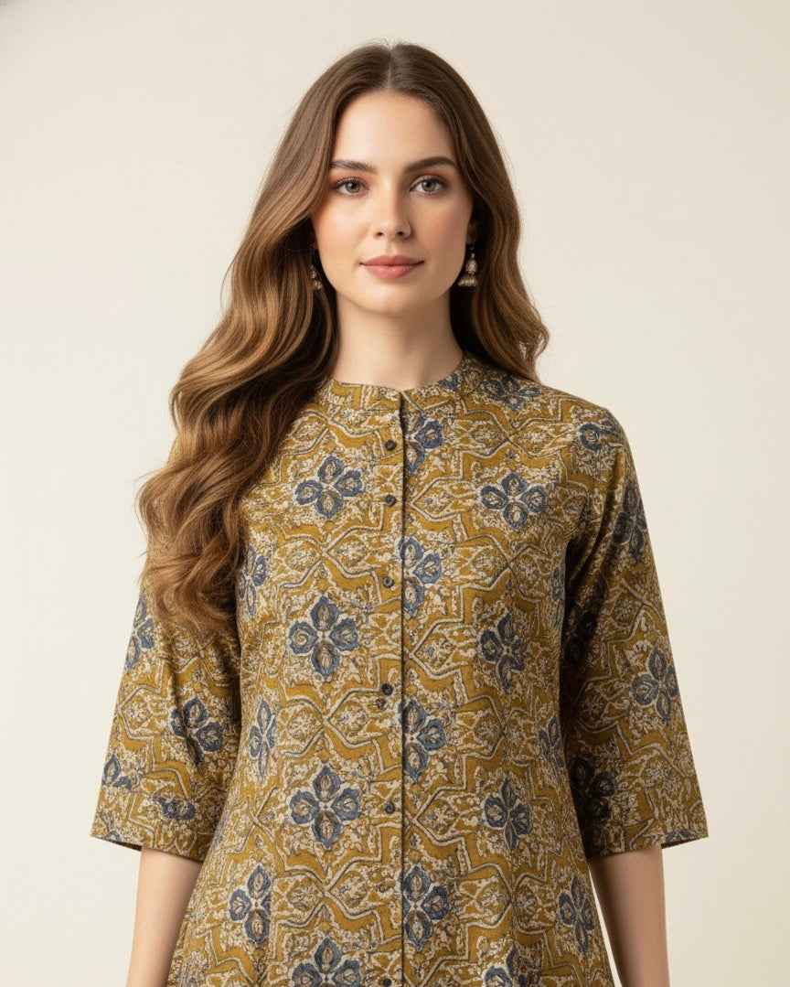 Pure Cotton Flex A Line Only Kurtas OK065