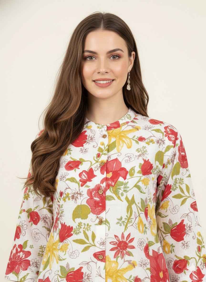 Pure Cotton Flex A Line Only Kurtas OK091