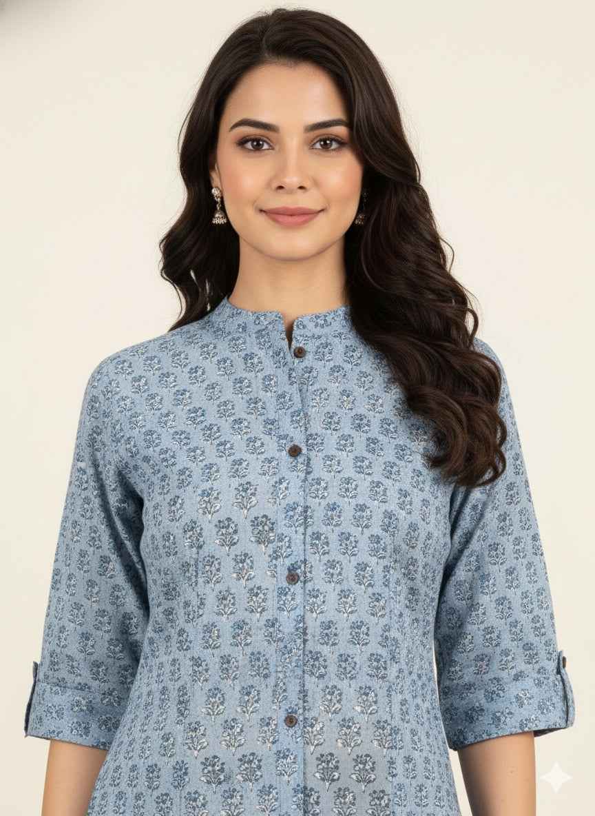 Pure Cotton Flex A Line Only Kurtas OK058