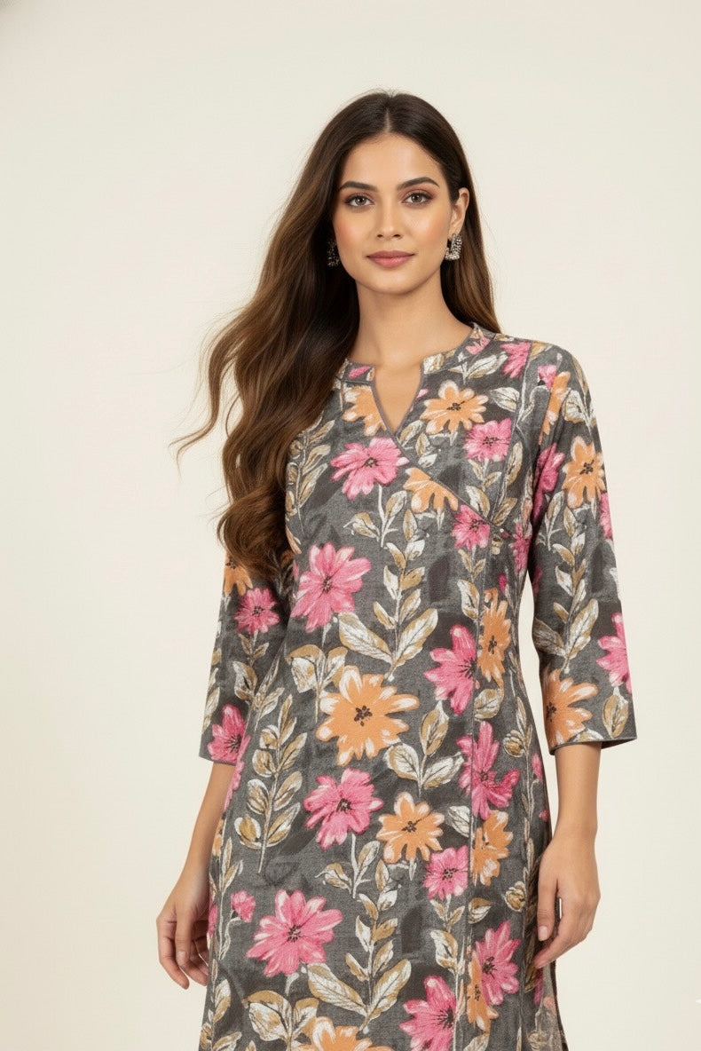 Angrakha  Pure Cotton Pant Sets  FL0197