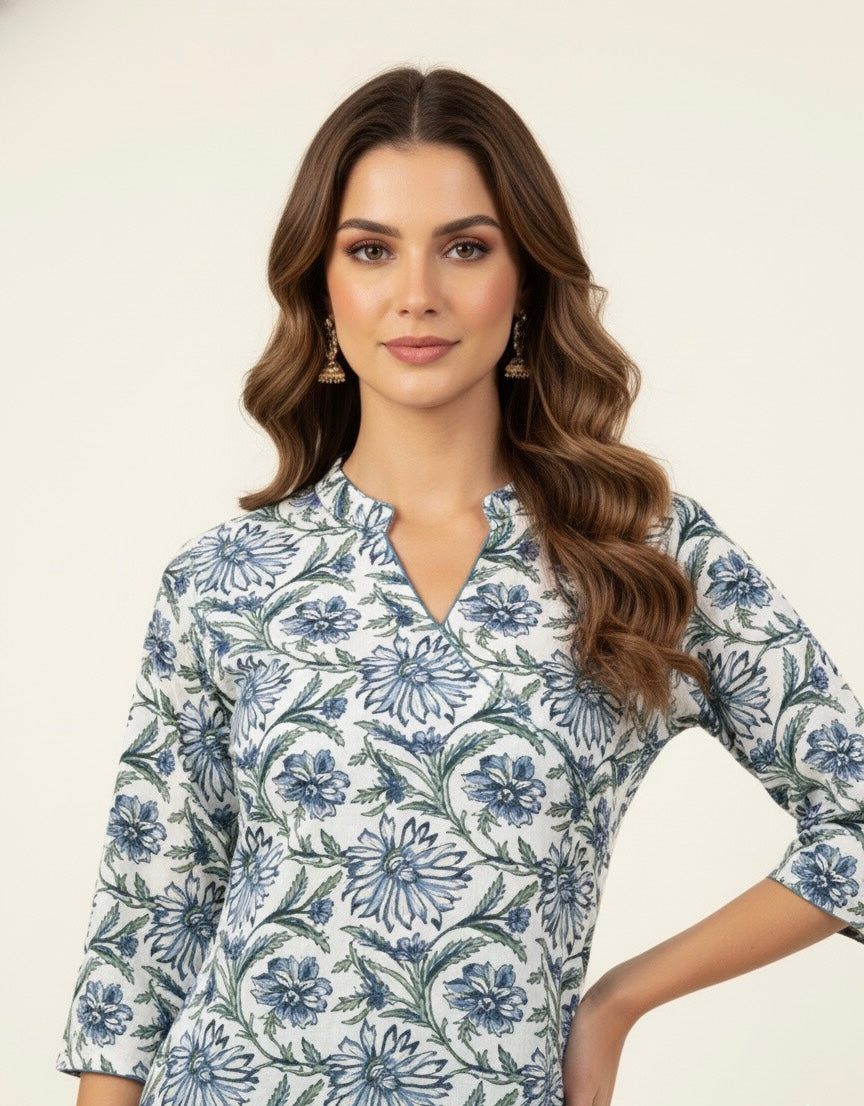 Angrakha  Pure Cotton Pant Sets  FL0198