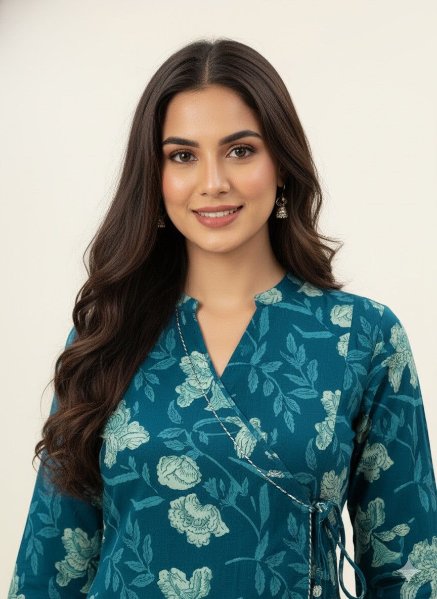 Angrakha  Pure Cotton Pant Sets  FL0199