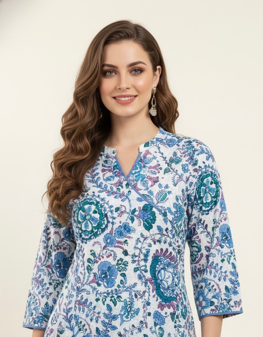 Angrakha  Pure Cotton Pant Sets LC0107