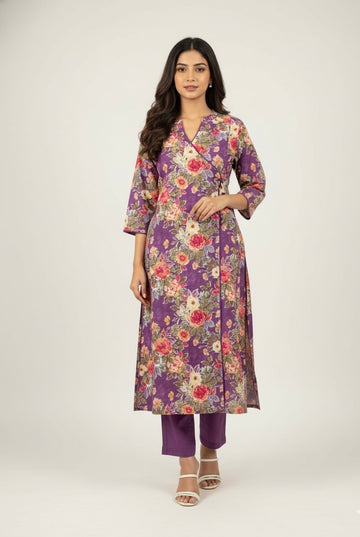 Angrakha  Pure Cotton Pant Sets LC0112