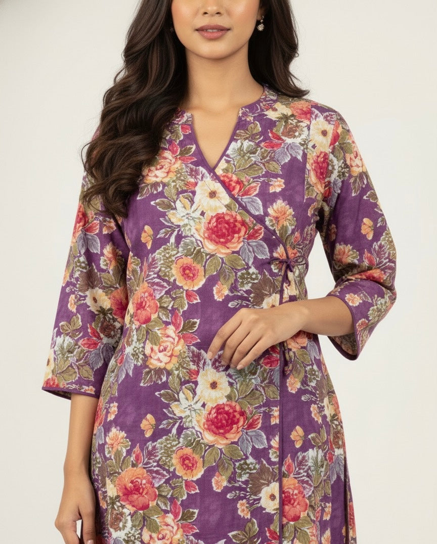 Angrakha  Pure Cotton Pant Sets LC0112