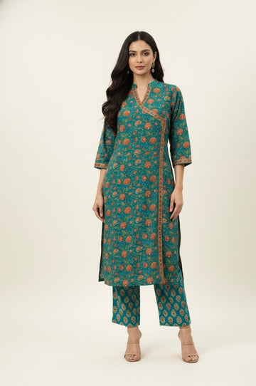 Angrakha  Pure Cotton Pant Sets  LC0117