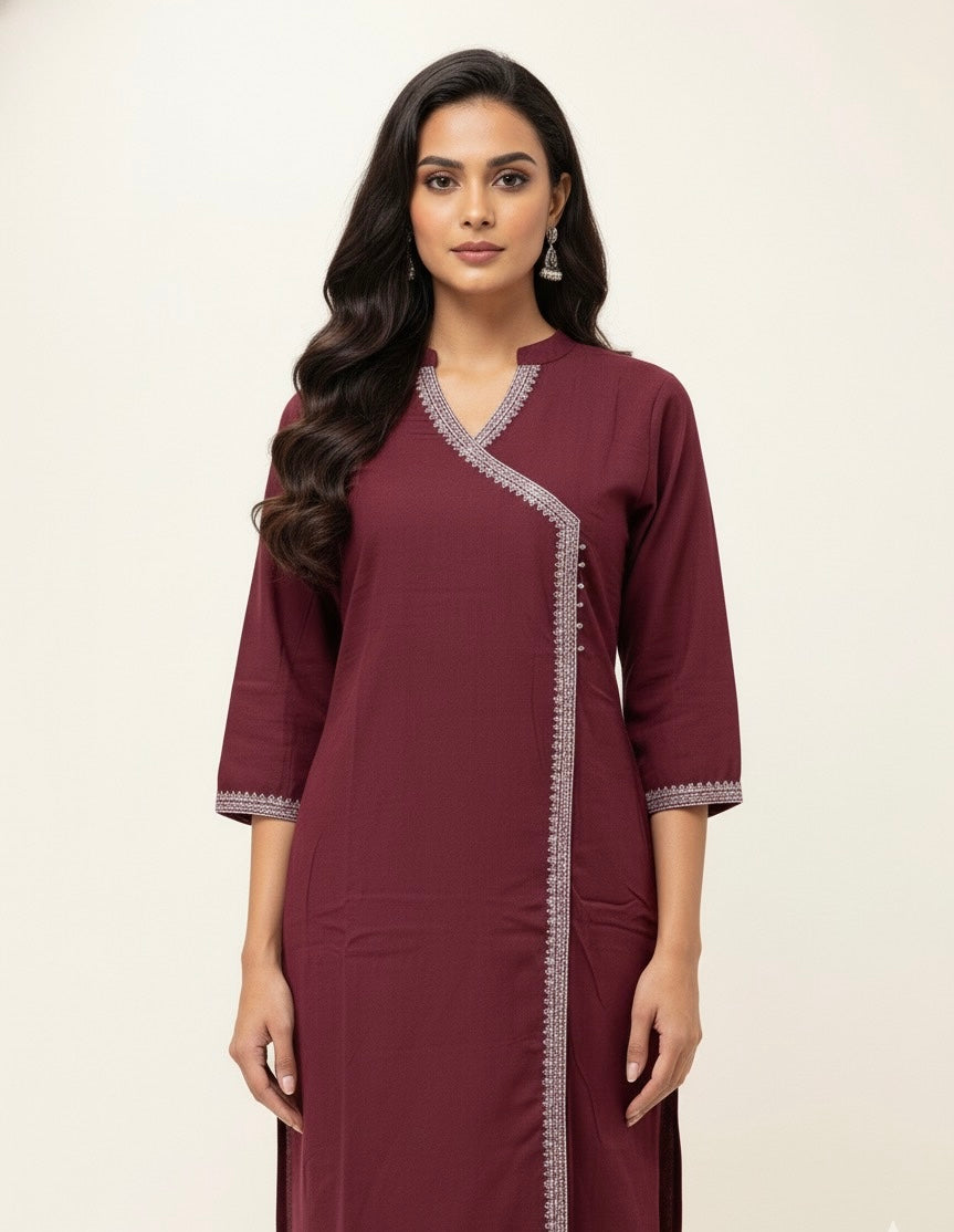 Angrakha Two Piece cotton Flex  pant sets  FL0194