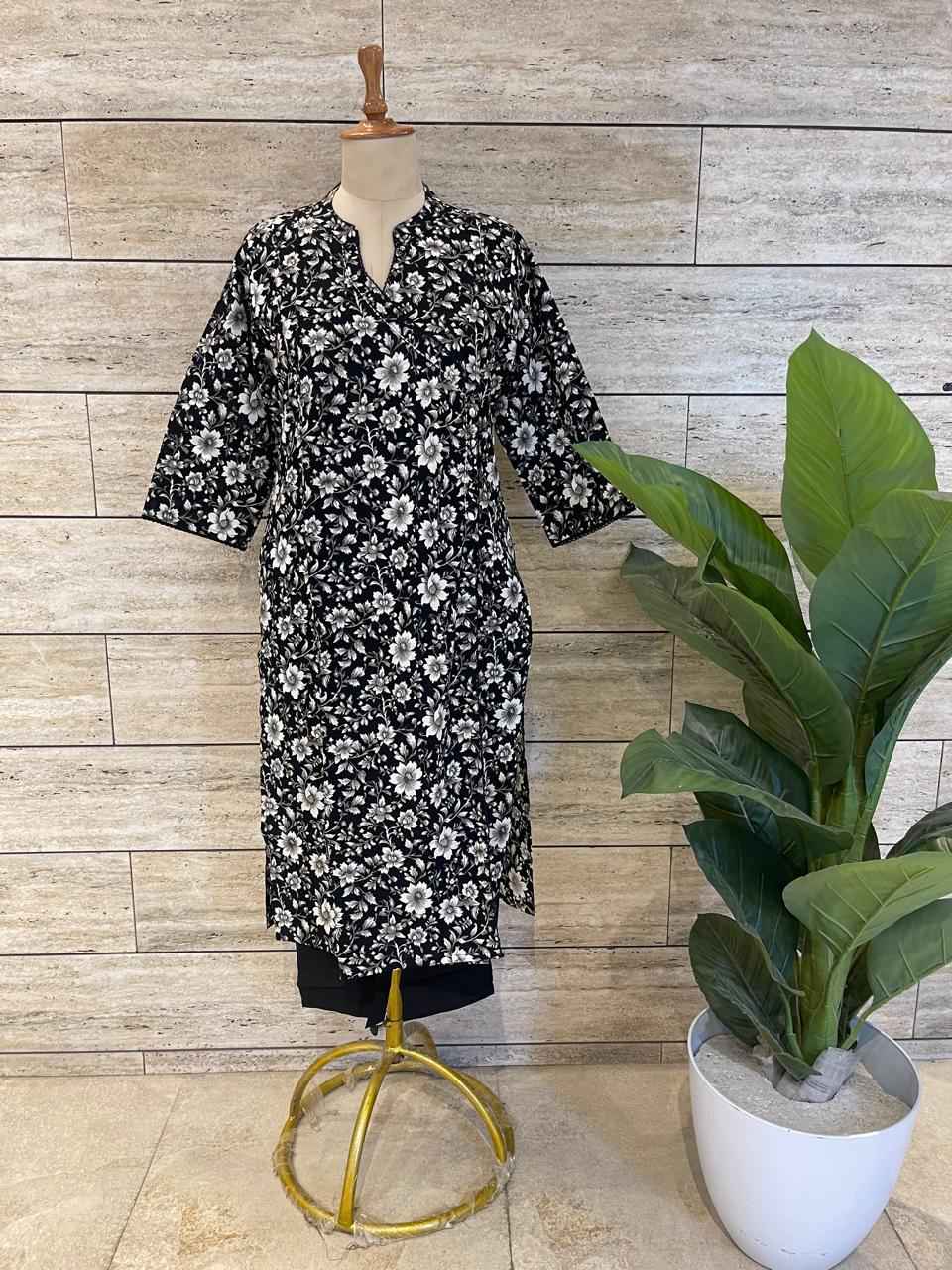 Angrakha Two Piece Pure Cotton Pant Set AFR010