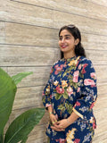 Floral Print Two Piece Co Ord Set