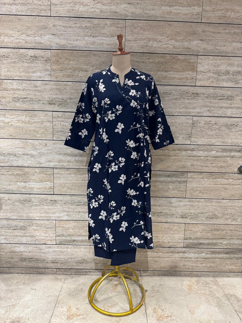Angrakha  Pure Cotton Pant Sets  LC0120