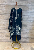 Festival Wear Pure Silk Crepe Dupatta Set (Copy)