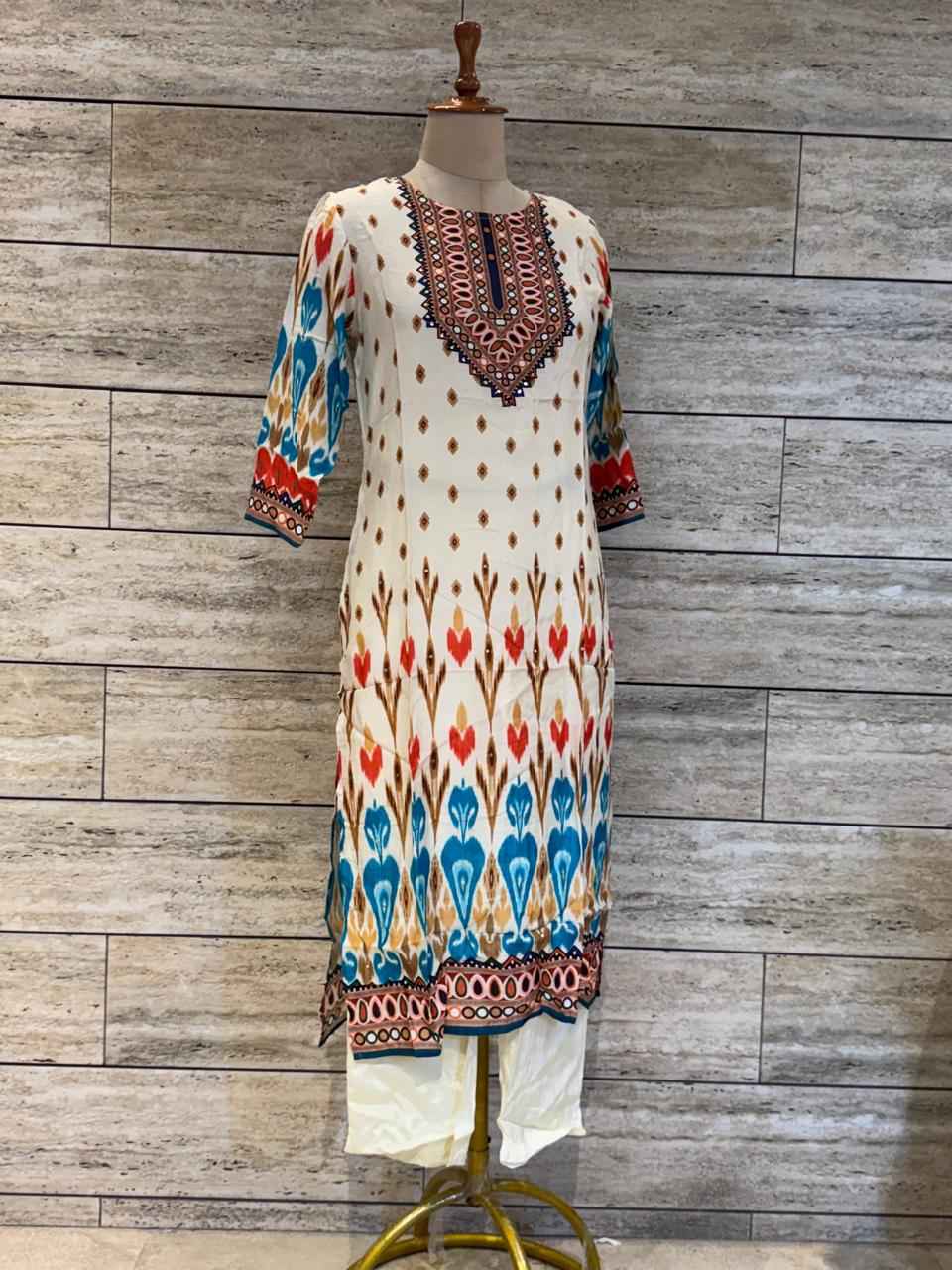 Festival Wear Pure Muslin Dupatta Set With Embroidery