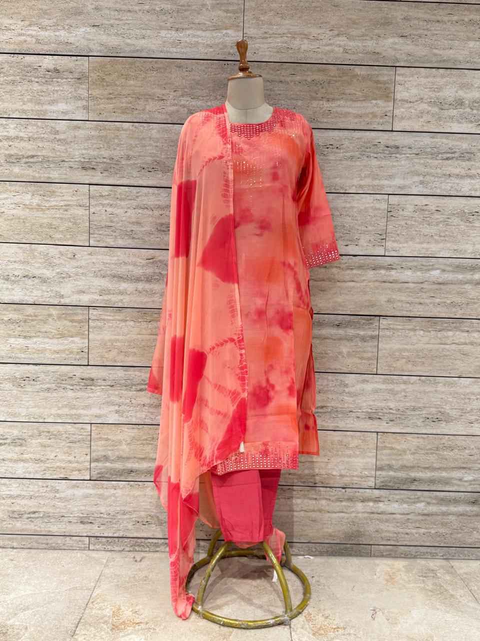 Festival Wear Pure Muslin Dupatta Set FW037