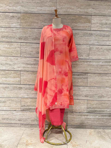 Festival Wear Pure Muslin Dupatta Set FW037