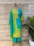 Festival Wear  Pure Muslin Three Piece  Dupatta Set