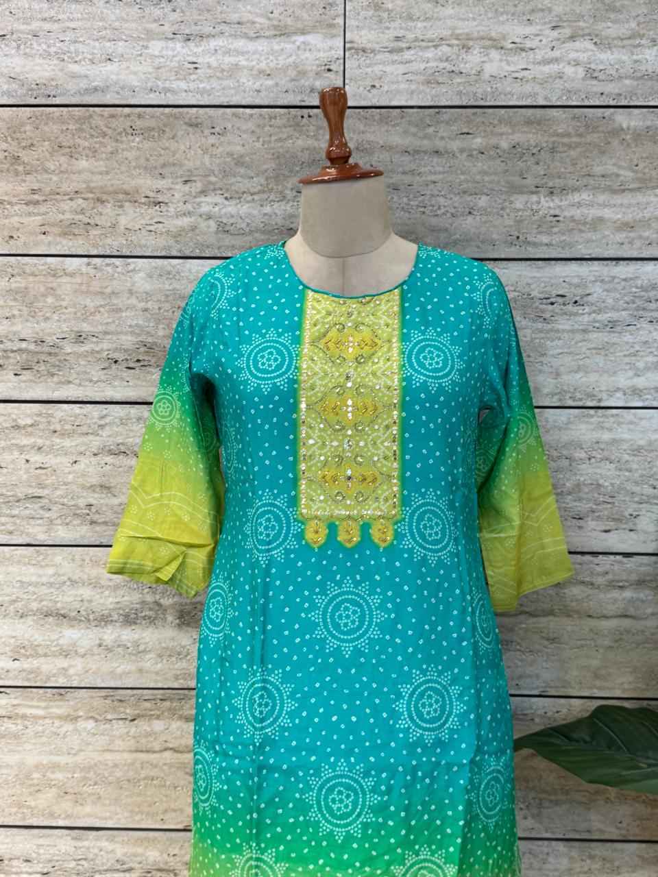 Festival Wear  Pure Muslin Three Piece  Dupatta Set