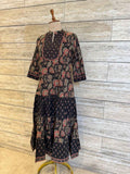 Pure Cotton Floral Print Midi One Price Dress