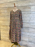 Pure Cotton Ajrakh Print Two Piece Pant Set With Long Sleeve