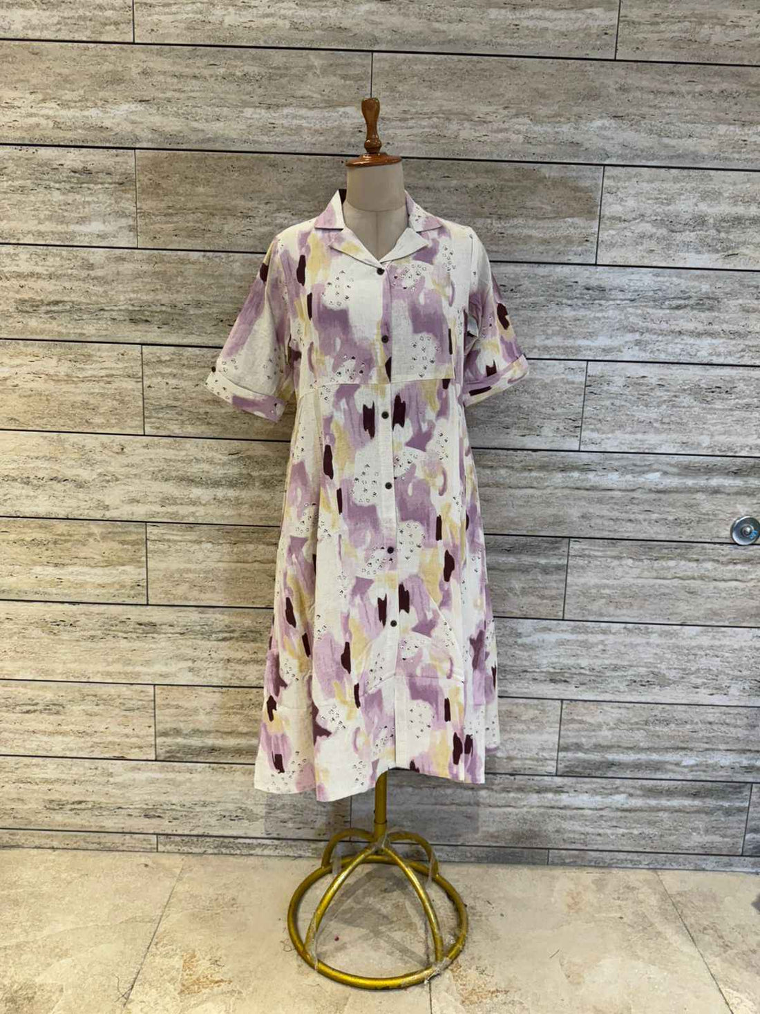 Cotton Flex One Piece Dress