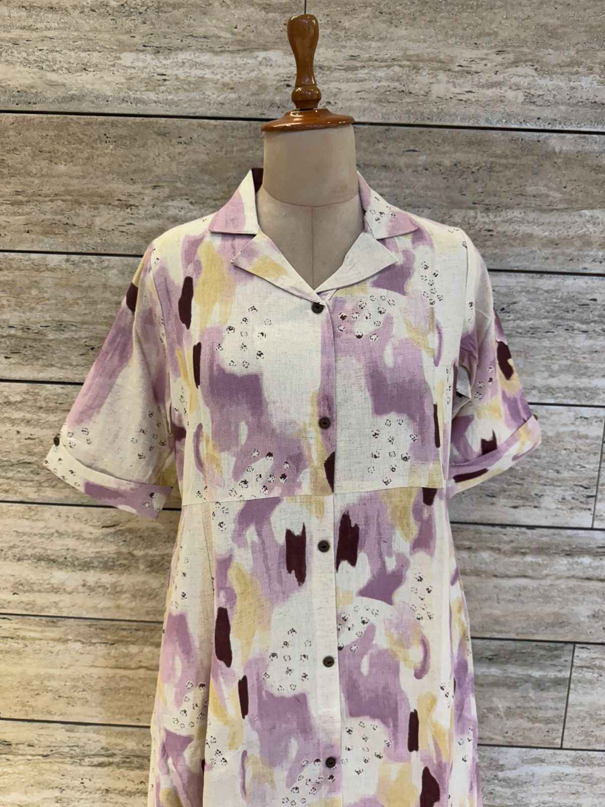 Cotton Flex One Piece Dress