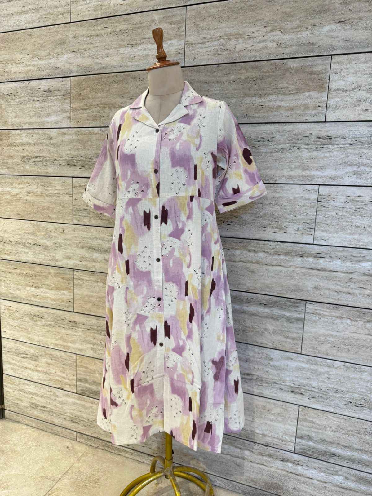 Cotton Flex One Piece Dress