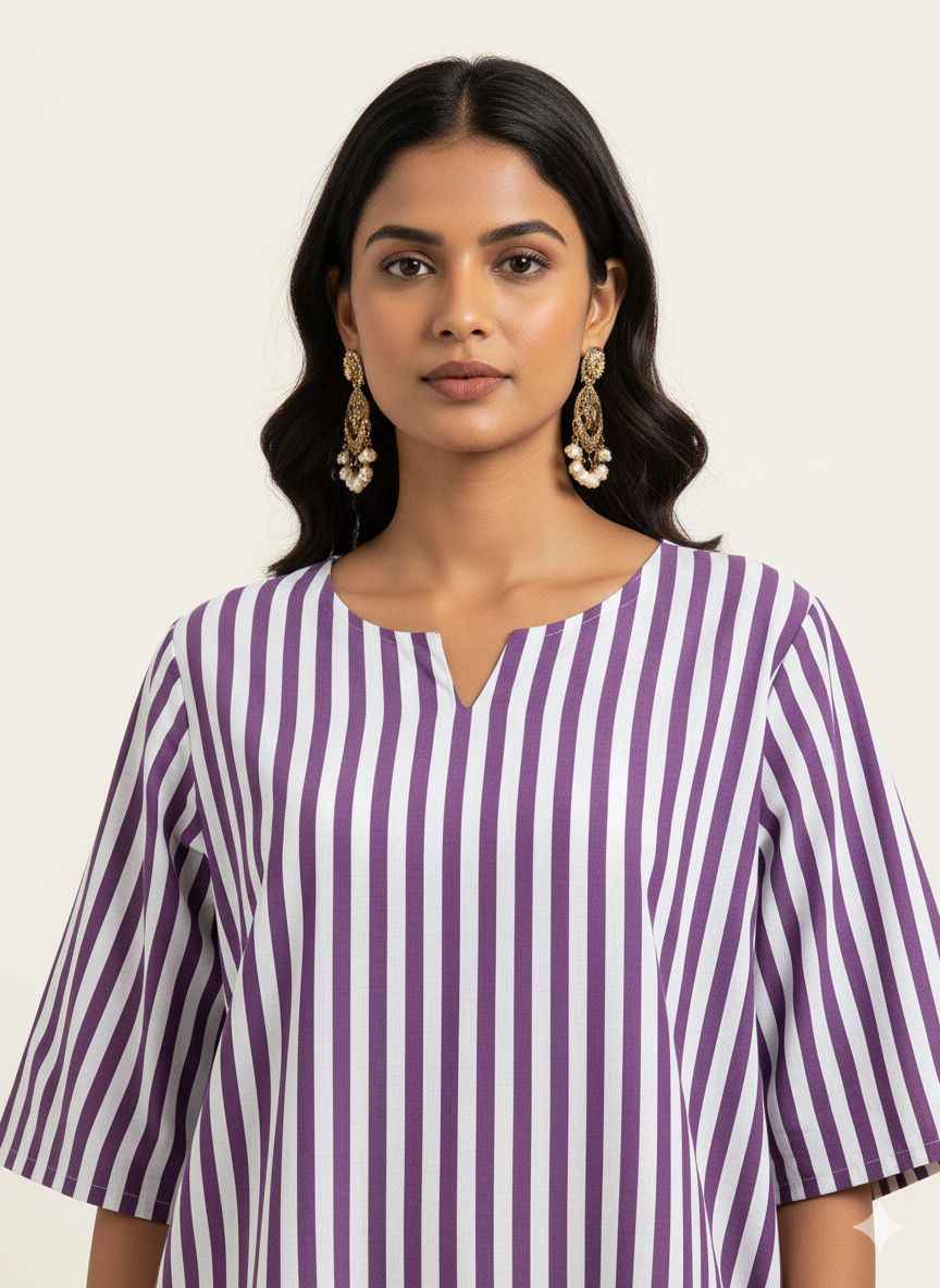 Pure Cotton Two Piece Co Ord Set