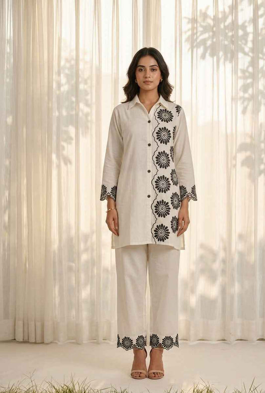 Pure Cotton Two Piece Co Ords Set