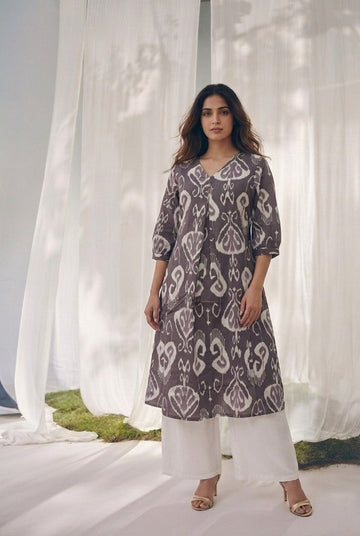 Pure Cotton A Line Only Kurta 07