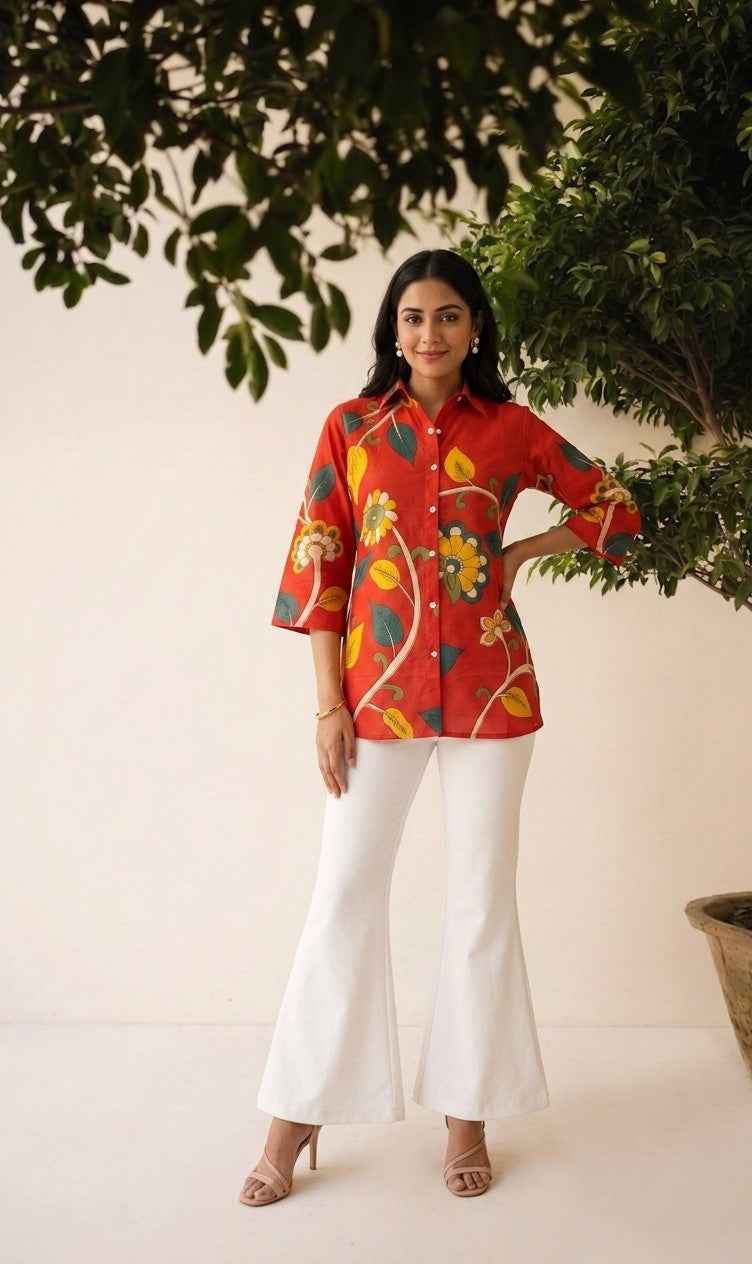 Modern Ethnic Cotton Shirt