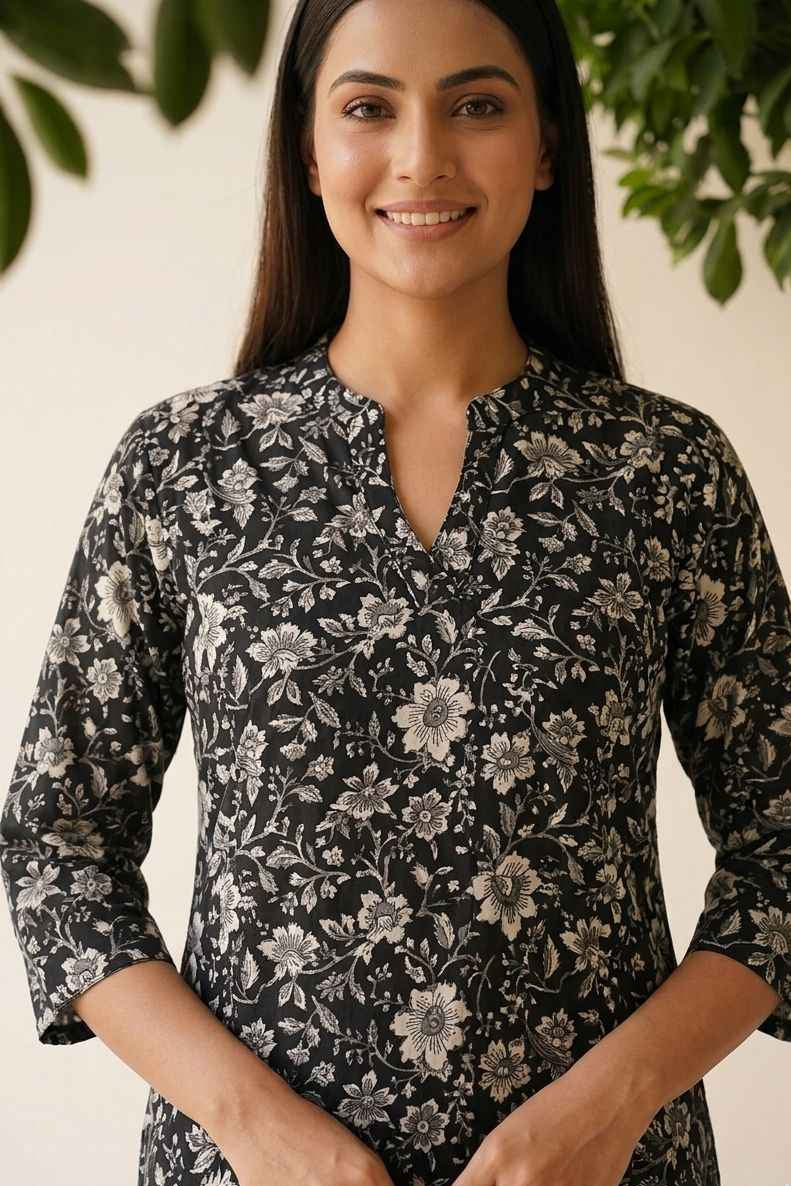 Pure Cotton Angrakha Two Piece Pant Set