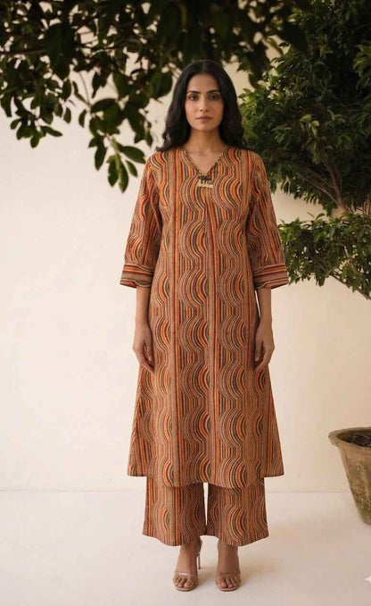 Pure Cotton A Line Two Piece