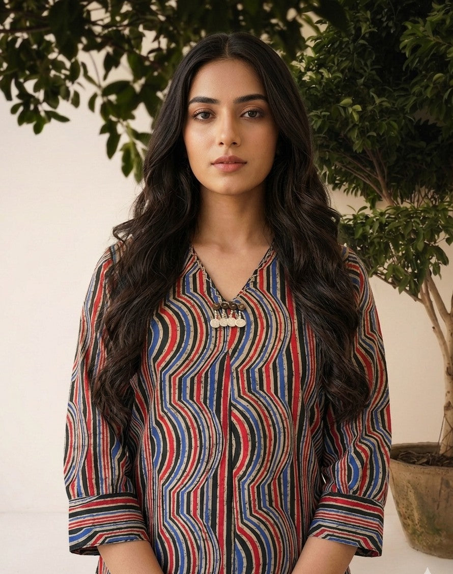 Pure Cotton A Line Two Piece PS0189