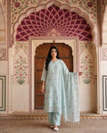 Pure kota doriya dupatta set with premium embroidery