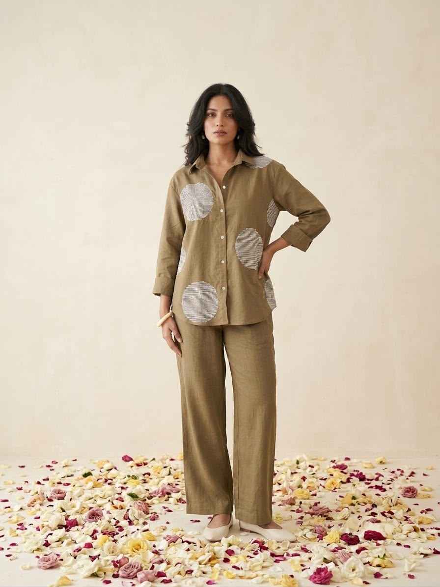 Cotton Embroidered Co Ord Set COS173