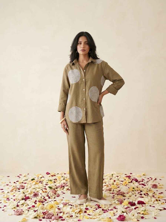 Cotton Embroidered Co Ord Set COS173