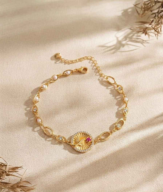 Premium Gold-Plated Bracelet for Women. BR002