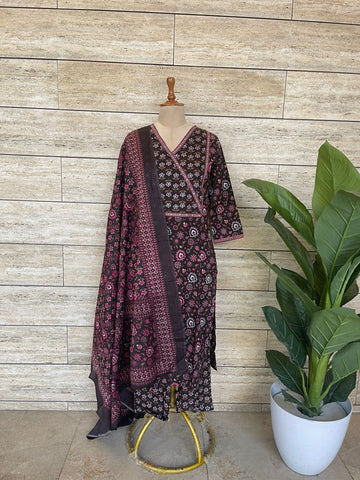 Pure Cotton Dupatta Set