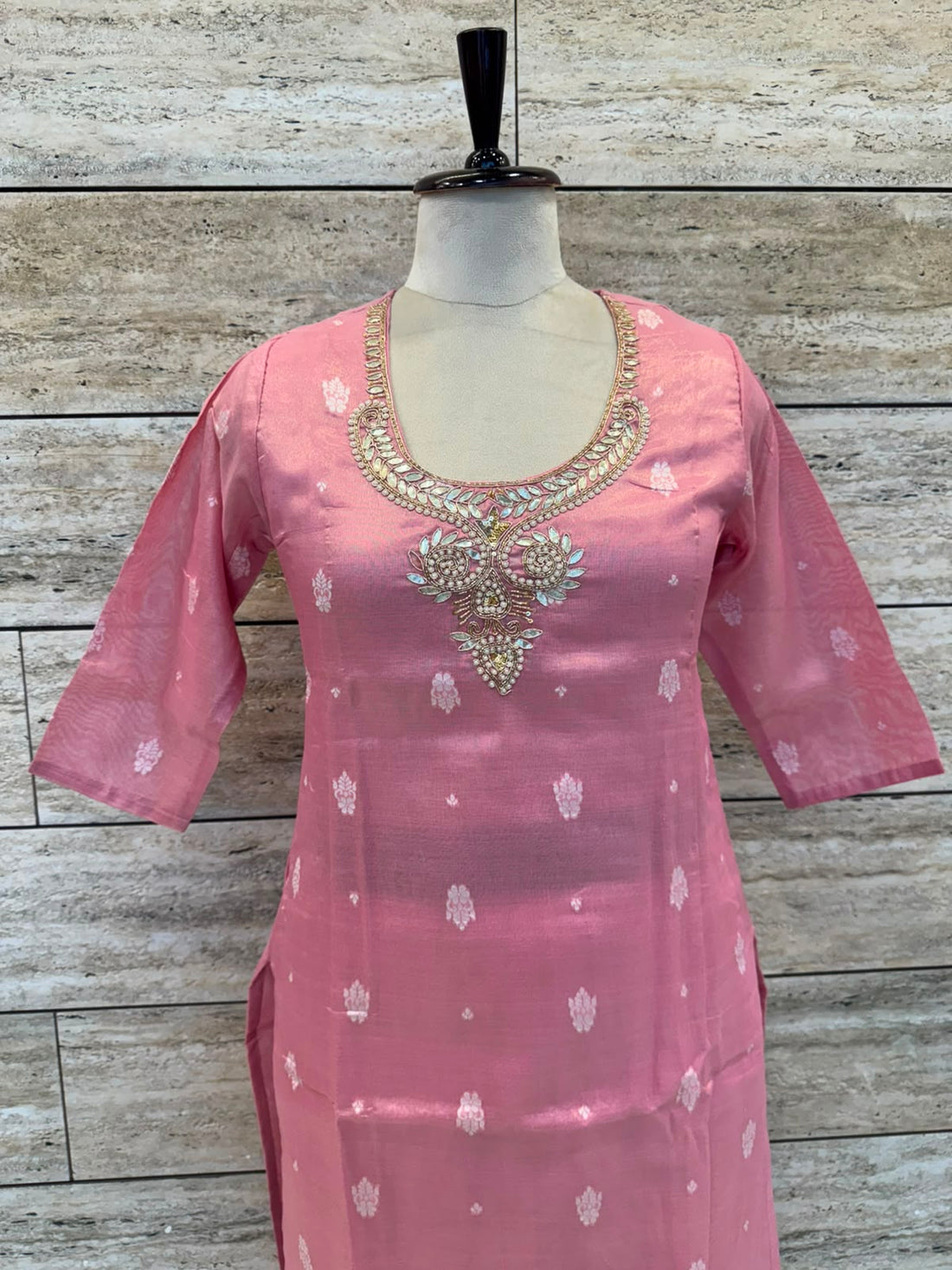 Pure Chanderi festival wear Dupatta Set