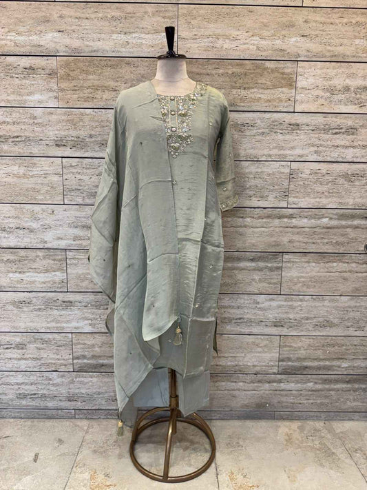 Premium shimmer Silk Dupatta Set