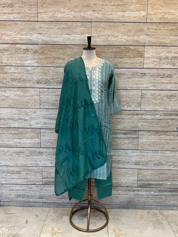 Premium muslin Silk Dupatta Set