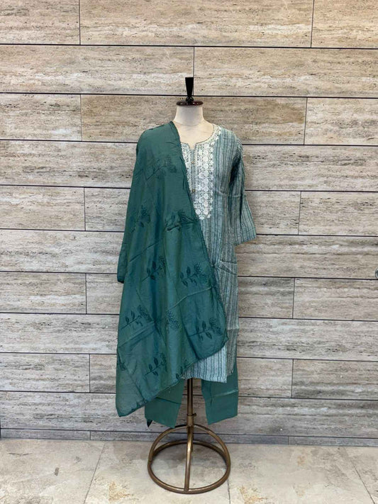 Premium muslin Silk Dupatta Set