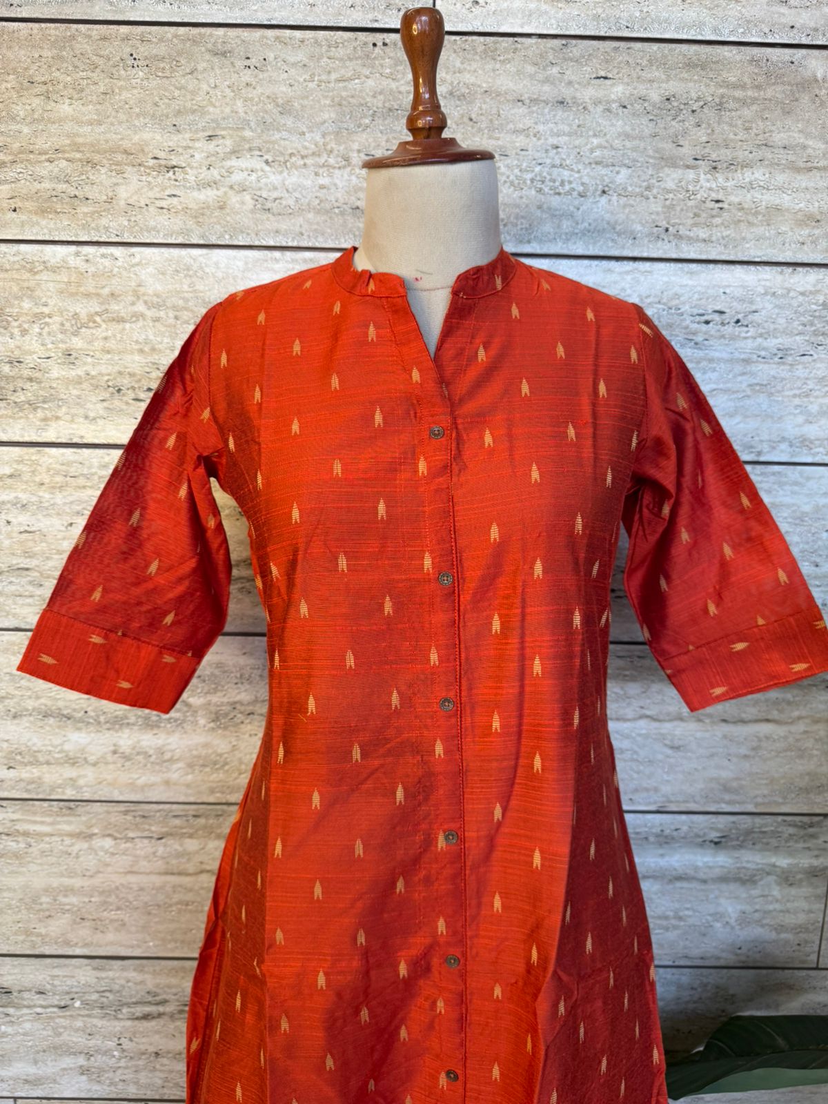 A Line Silk Only Kurta Set