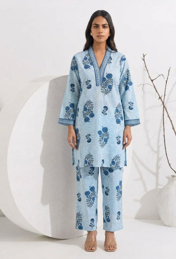 Pure Cotton Two Piece Co Ord Set COS175