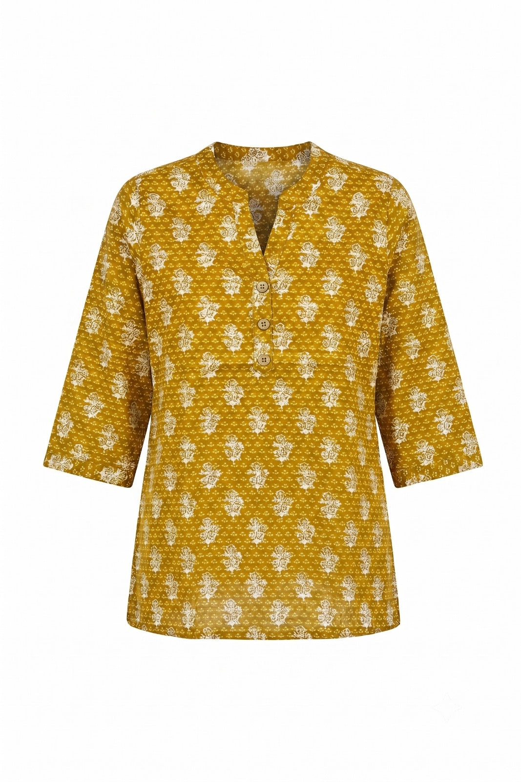 Printed Short Top In Cotton Fabric ST007