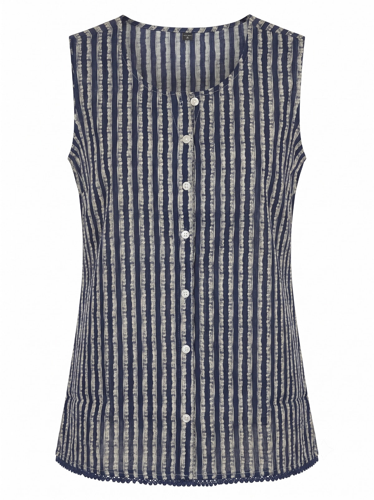 Printed Short Top In Cotton Fabric ST008