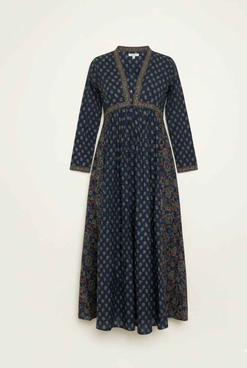 Pure Cotton Maxi Gowns with Floor Length GN002