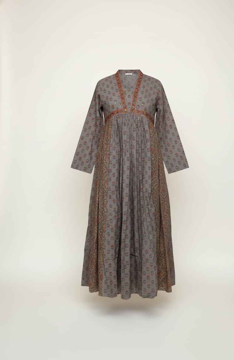 Pure Cotton Maxi Gowns with Floor Length GN008