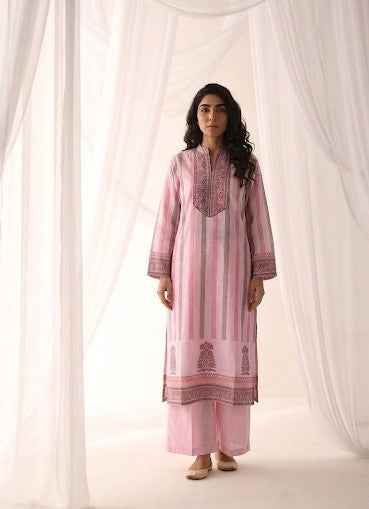 Pure chanderi Three Piece Dupatta Set CS001