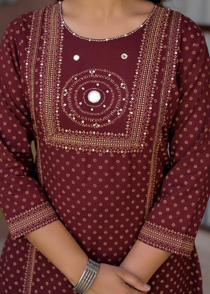 Pure Cotton Printed Dupatta Set CS0229